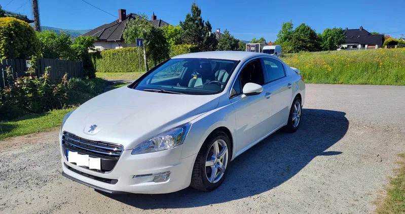 peugeot Peugeot 508 cena 19999 przebieg: 205000, rok produkcji 2012 z Biała